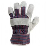 Luva de raspa e tecido C.A 35590