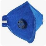 Mascara filtrante PFF2 azul c/ valvula CA 44305