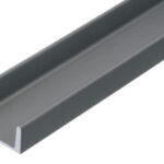 Perfil U 10/20mm alumínio